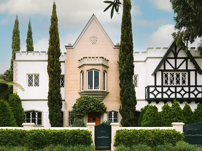 The intimate boutique hotel is housed in a restored 1940s vintage mansion
